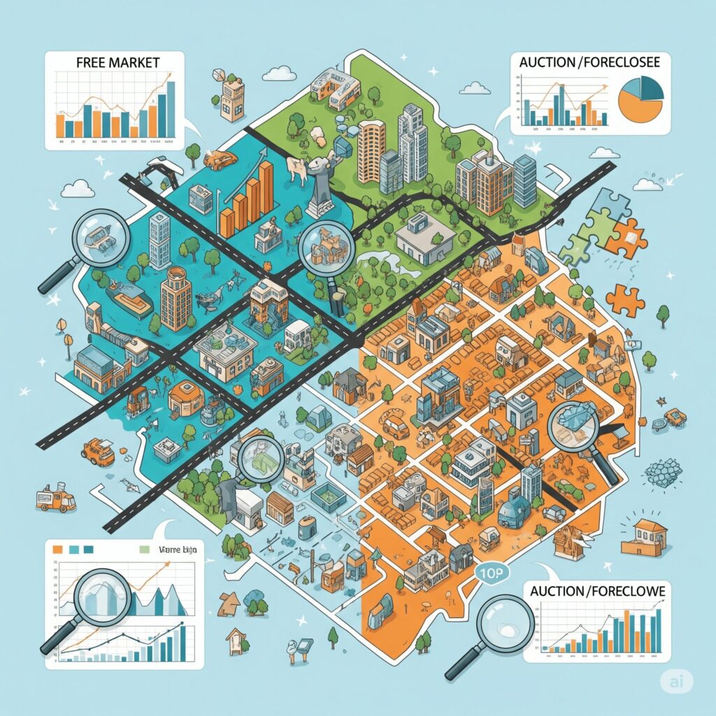 Mappa delle migliori zone per investimento immobiliare